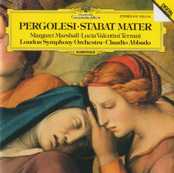 Giovanni Battista Pergolesi – Stabat Mater SECOND-HAND CD - Classical - 2570 - 1