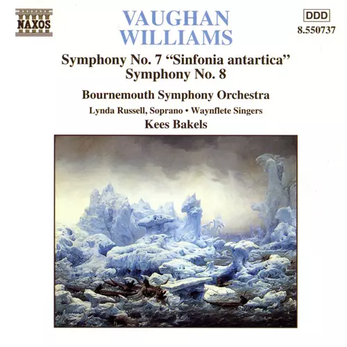 Ralph Vaughan Williams' Symphony No. 7 (Sinfonia antartica) and Symphony No. 8 CD - Classical - 2400 - 1