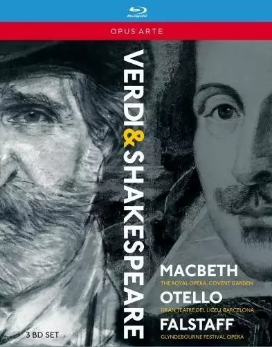 Verdi & Shakespeare: MacBeth, Otello, Falstaff (KÄYTETTY 3 x Blu-Ray BOX) - Klassinen Blu-ray - 2130 - 1