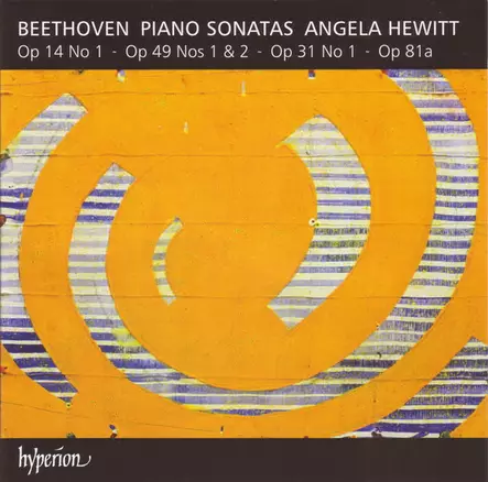Beethoven, Angela Hewitt – Piano Sonatas Op 14 No 1, Op 49 Nos 1 & 2, Op 31 No 1, Op 81a - Classical CD - 2340 - 1