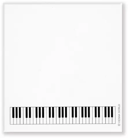 Muistilaput piano - Musiikkiaiheiset Lahjatavarat - 1060 - 1