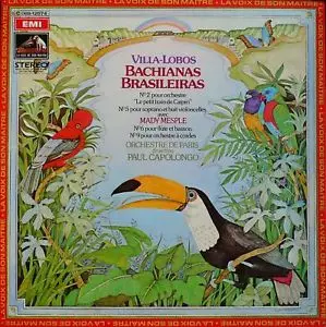Villa-Lobos* – Orchestre De Paris, Paul Capolongo – Bachianas Brasileiras KÄYTETTY LP - Käytetyt - 2510 - 1
