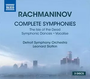 Rachmaninoff, Sergei - Symphonies Nos. 1-3; Isle of the Dead; Symphonic Dances; Vocalise (3CD) - Slatkin, Leonard - Klassinen CD - 441 - 1
