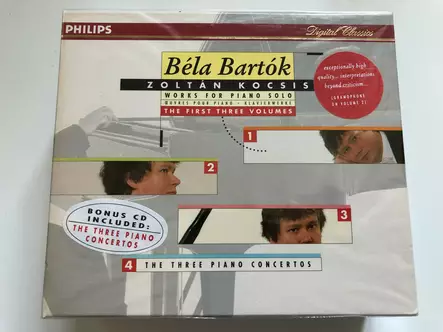 Zoltan Kocsis - Béla Bartók: Works for Piano Solo (4 x CD BOX-SET) - Classical CD - 2711 - 1