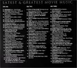 Latest & Greatest Movie Music (KÄYTETTY 3 x CD BOX) - Elokuvamusiikki - 2591 - 1