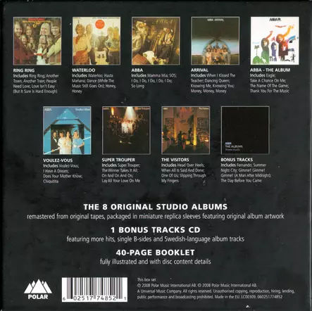ABBA: The Albums (SECOND-HAND 9 CD BOX) - Pop & Rock CD - 2642 - 1