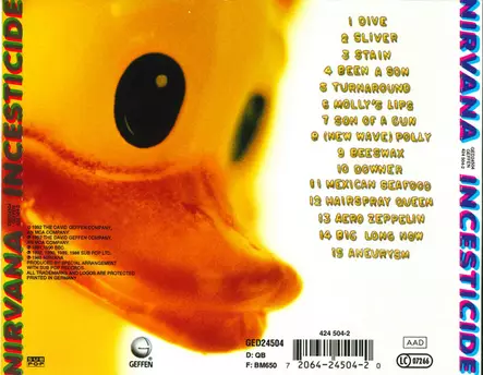 Nirvana: Incesticide - Pop & Rock CD - 2602 - 1