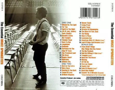 The Essential Bruce Springsteen (KÄYTETTY 3 x CD) - Käytetyt - 2592 - 1