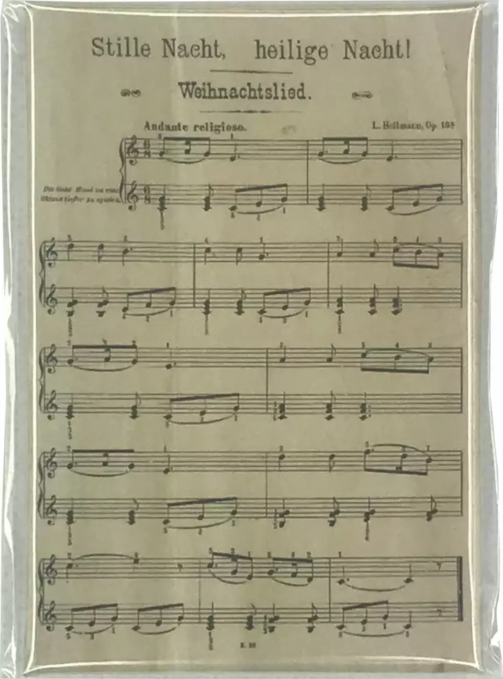 Magneetti Jouluyö - Musiikkiaiheiset Lahjatavarat - 2793 - 1