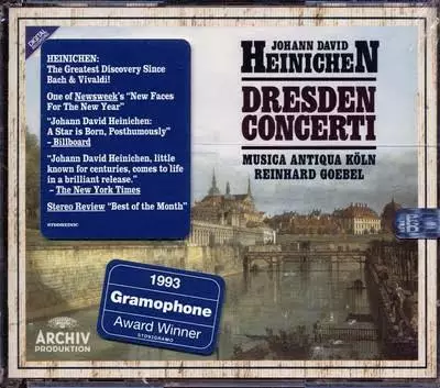 Musica Antiqua Köln - Johann David Heinichen: Dresden Concerti (KÄYTETTY 2 x CD BOKSI) - Klassinen CD - 2723 - 1