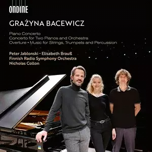 Bacewicz, Grazyna - Piano Concerto; Concerto for Two Pianos & Orchestra; Overture; Music for Trumpets, Strings & Percussion - Jablonski, Peter - Klassinen CD - 823 - 1