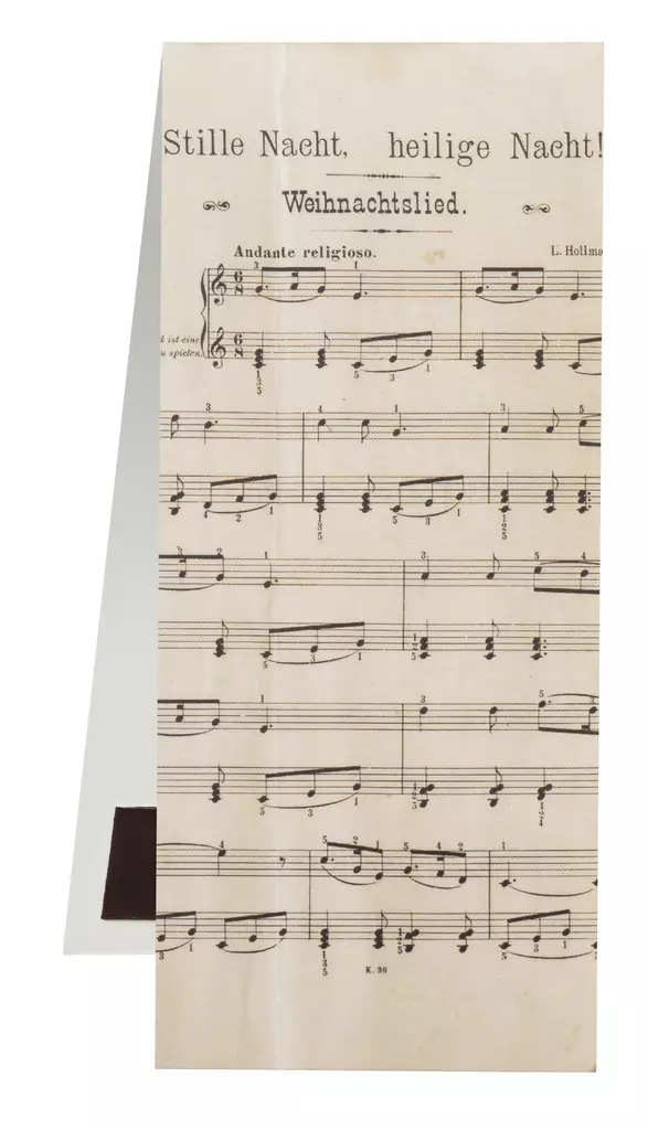 Kirjanmerkki magneetilla, Jouluyö - Musiikkiaiheiset Lahjatavarat - 2794 - 1