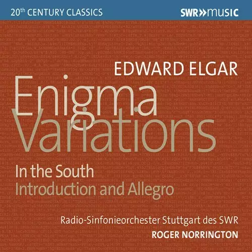 Elgar, Edward - Enigma Variations; In the South - Norrington, Roger - Classical CD - 854 - 1