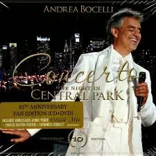 Andrea Bocelli: Concerto - One Night in Central Park (CD + DVD) - Klassinen - 2384 - 1