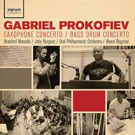 Gabriel Prokofiev - Saxophone Concerto, Bass Drum Concerto - Marsalis, Branford - Classical CD - 844 - 1
