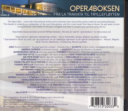 Oopperakokoelma- 3 CD Ooppera Boksi - Klassinen - 2014 - 1