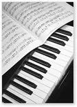 Kortti piano ja nuotit - Musiikkiaiheiset Lahjatavarat - 1104 - 1