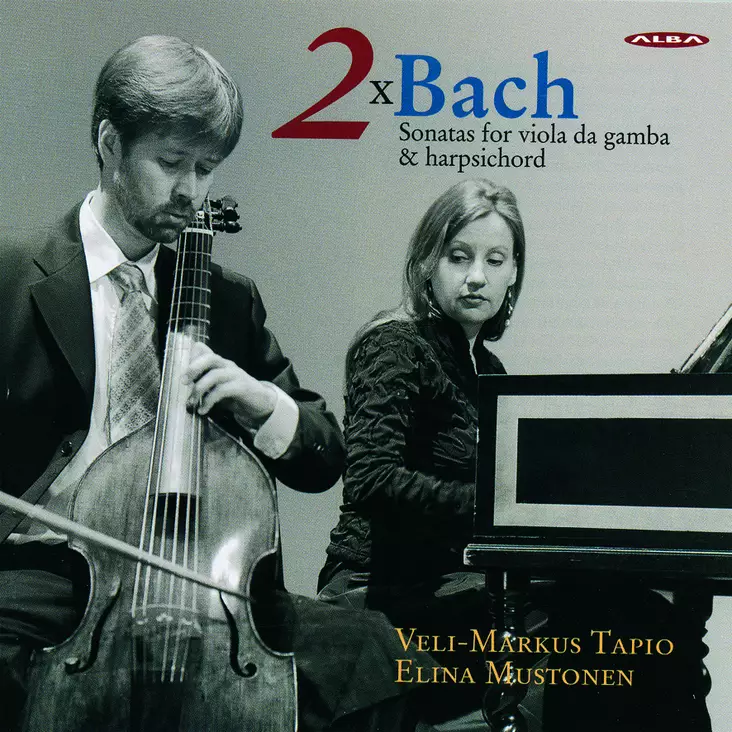 Bach, Carl Philipp Emanuel / Bach, Johann Sebastian / Tapio, Veli-Markus / Mustonen, Elina : 2x Bach; Sonatas for viola da gamba & harpsichord - Klassinen CD - 135 - 1
