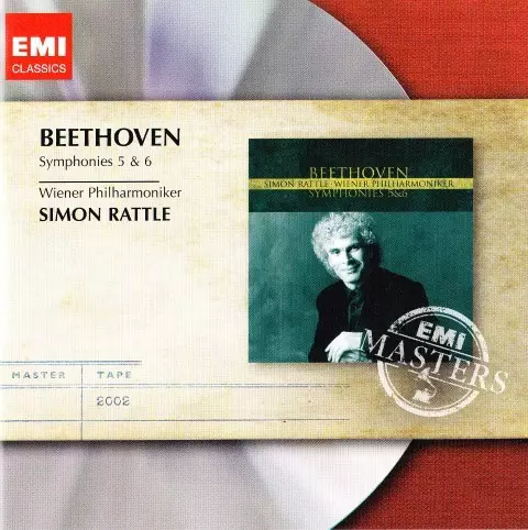 Beethoven, Ludwig van / Rattle, Simon / Wiener Philharmoniker : Symphonies 5 & 6 - Klassinen - 1315 - 1