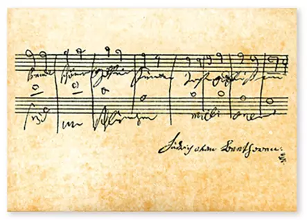 Kortti Beethoven-Ode an die Freude - Musiikkiaiheiset Lahjatavarat - 1095 - 1