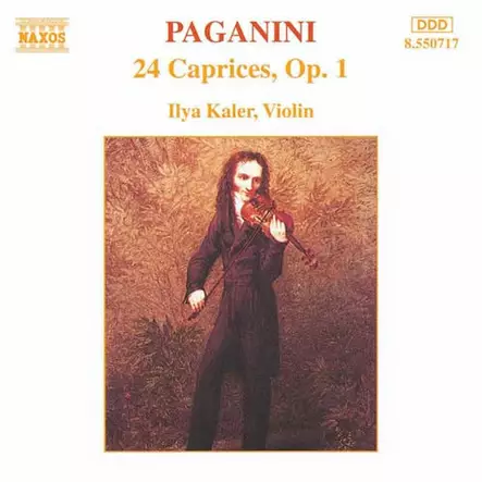 Ilya Kaler – Niccolò Paganini: 24 Caprices, Op. 1 (Käytetty CD) - Käytetyt - 2975 - 1