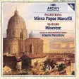 Palestrina: Missa Papae Marcelli / Allegri: Miserere - Early music - 2235 - 1