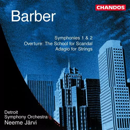 Barber, Samuel - SYMPHONIES No. 1 & 2 - Järvi, Neeme - Klassinen CD - 726 - 1