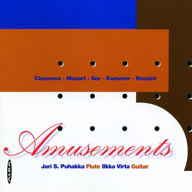 Cimarosa / Mozart / Sor / Kummer / Rossini / Puhakka, Jari / Virta, Ilkka : Amusements - Classical CD - 286 - 1