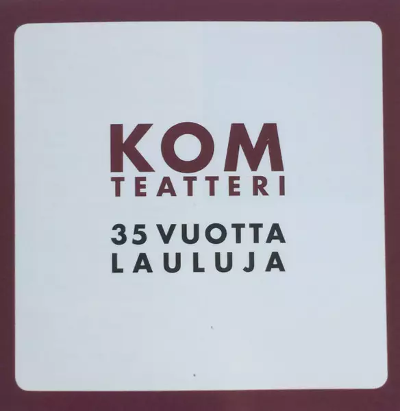 KOM Teatteri - 35 vuotta lauluja (SECOND-HAND 2 x-CD) - World music CD - 2666 - 1