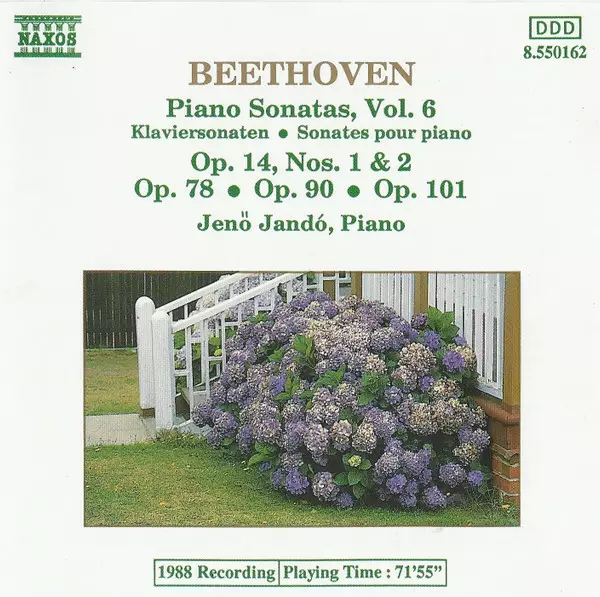 Ludwig van Beethoven: Piano Sonatas, Vol. 6 (CD) - Käytetyt - 2966 - 1