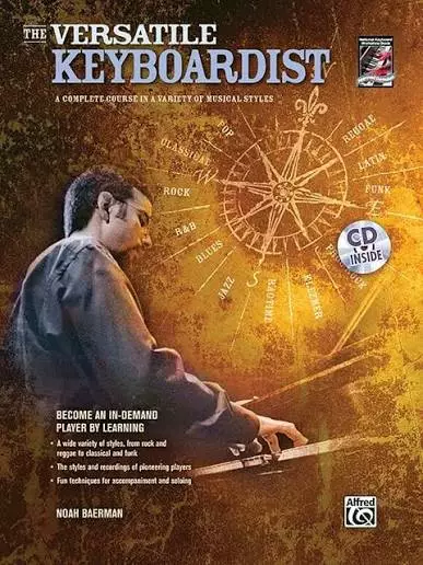 Noah Baerman: The Versatile Keybordist (Nuottikirja+cd) - Musiikkiaiheiset Lahjatavarat - 2856 - 1