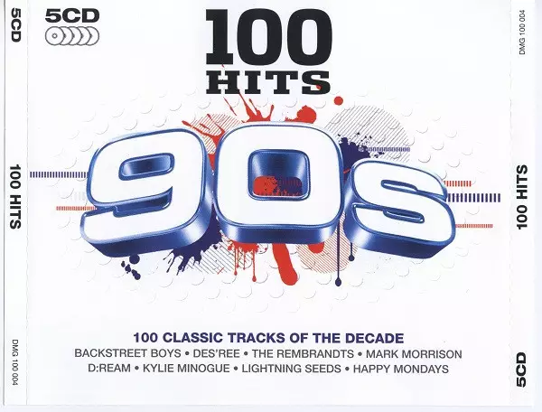 Various – 100 Hits 90s SECOND-HAND CD - Käytetyt - 2456 - 1