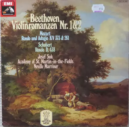 Beethoven, Mozart & Schubert – Violin Romances & Rondo – Josef Suk – KÄYTETTY LP - Käytetyt - 2526 - 1