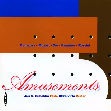 Cimarosa / Mozart / Sor / Kummer / Rossini / Puhakka, Jari / Virta, Ilkka : Amusements - Classical CD - 286 - 1