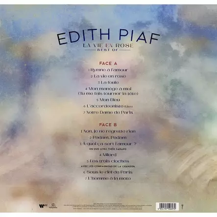 Edith Piaf: La Vie en Rose- Best Of (LP) - Maailmanmusiikki LP - 2806 - 2