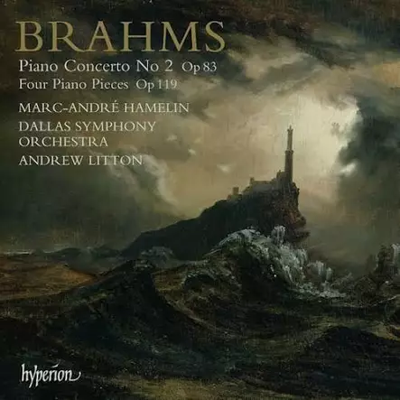 Marc-Andre Hamelin- Johannes Brahms: Piano konsertto No 2, 4 piano kappaletta KÄYTETTY CD - Käytetyt - 2376 - 1