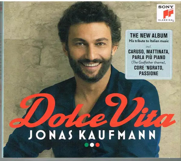 Jonas Kaufman: Dolce Vita (KÄYTETTY DELUXE CD,DIGIPACK&BOOKLET) - Klassinen CD - 2587 - 1