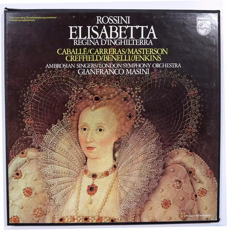 Rossini: Elisabetta - Regina d'Inghilterra (Used LP-vinyl box, 3 x LP) - Classical vinyl LP - 2007 - 1