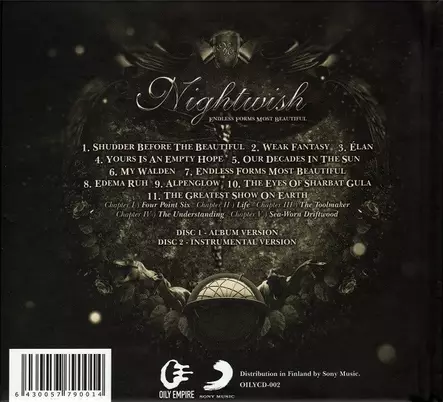 Nightwish: Endless Forms Most Beautiful (KÄYTETTY 2CD) - Käytetyt - 2707 - 1