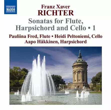 Richter, F X - Sonatas for Flute, Cello and Harpsichord Vol 1 - Fred, Pauliina & Häkkinen, Aapo & Peltoniemi, Heidi - Classical CD - 447 - 1