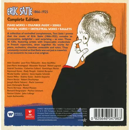 Varsano, Daniel & Philippe Entremont: Tout Satie! Complete Edition (SECOND-HAND 10 CD BOX) - Classical - 2647 - 1