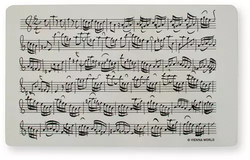 Leikkuulauta, nuotti - Music-themed gift items - 1898 - 1