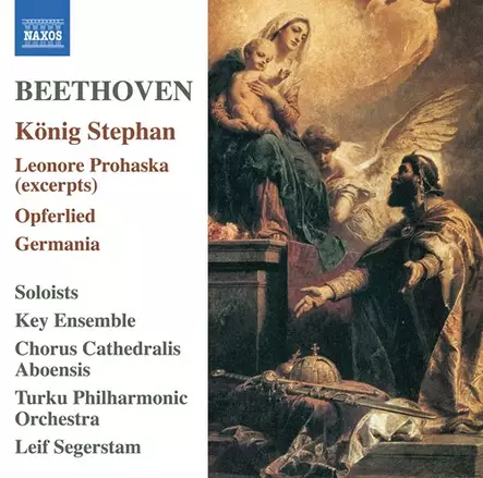 Beethoven, Ludwig van - Konig Stephan; Leonore Prohaska (excerpts); Opferlied; Germania - Segerstam, Leif - Klassinen CD - 448 - 1