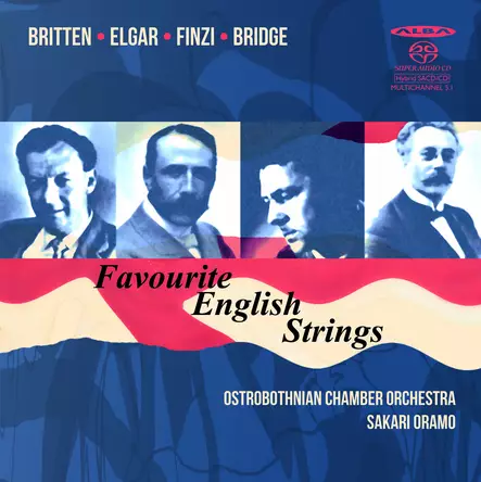 Britten, Benjamin / Elgar, Edward / Finzi, Gerald / Bridge, Frank / Ostrobtohnian Chamber Orchestra / Oramo, Sakari : Favourite English Strings - Klassinen CD - 1788 - 1
