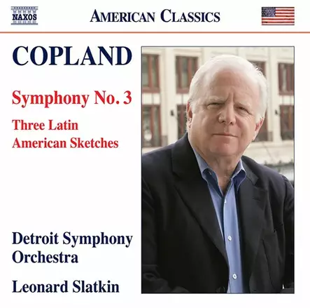 Copland, Aaron - Symphony No. 3 (original version); Three Latin American Sketches - Slatkin, Leonard - Klassinen CD - 698 - 1
