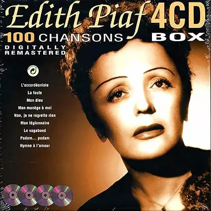 Edith Piaf: 100 Chanson (4 x CD BOKSI) - Maailmanmusiikki CD - 2918 - 1