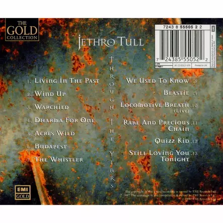 Jethro Tull: Through The Years - Pop & Rock CD - 2808 - 2