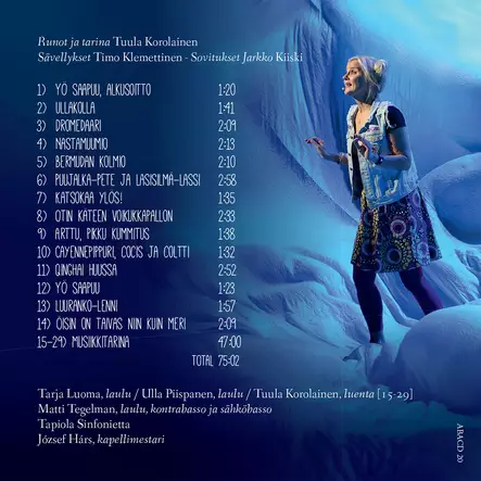 Klemettinen, Timo / Korolainen, Tuula / Tapiola Sinfonietta : Aave Pyykkinarulla - Lasten musiikki CD - 28 - 1