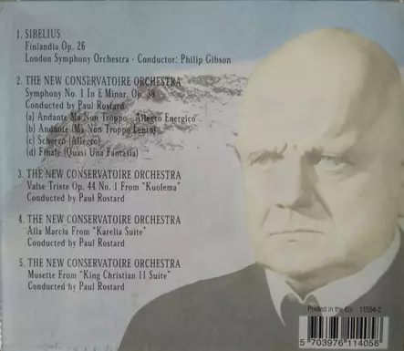 Lontoon sinfoniaorkesteri, Philip Gibson - Sibelius: Finlandia - Klassinen CD - 2668 - 1