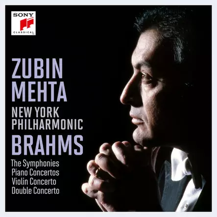 Zubin Mehta, New York Philharmonic - Johannes Brahms: The Symphonies - Piano Concertos - Violin Concerto - Double Concerto (SECOND-HAND 8 x CD BOX) - Käytetyt - 2078 - 1